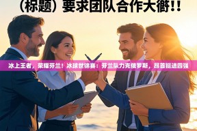 冰上王者，荣耀芬兰！冰球世锦赛：芬兰队力克俄罗斯，昂首挺进四强